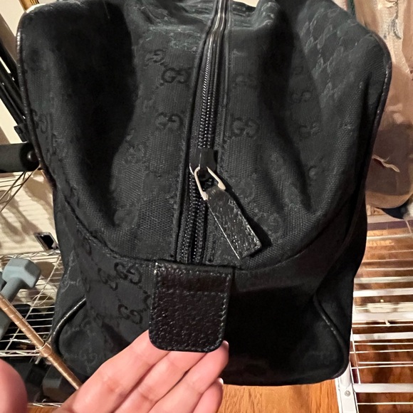Gucci Black Monogram Weekender Bag - Picture 5 of 10